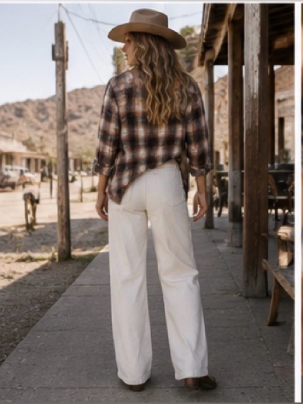 New‼️ Citizens Of Humanity - 🤍Marzipan Gaucho Trouser Wide Leg Jeans Off White - Picture 2 of 16
